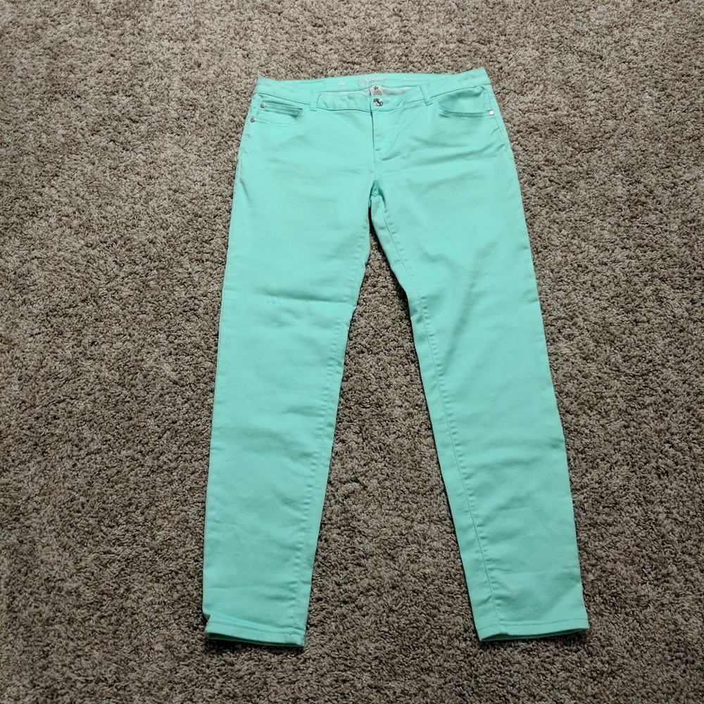Mint colored pants